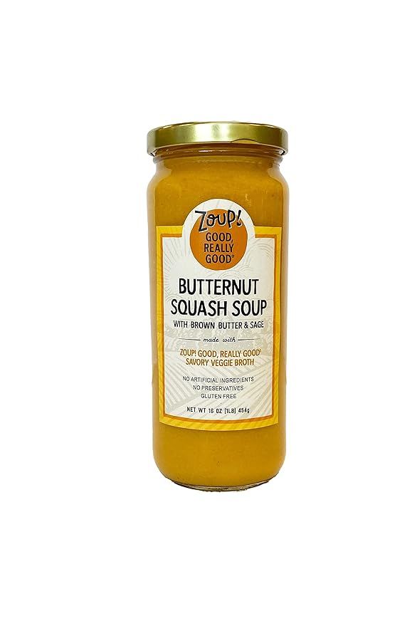 Butternut Squash with Brown Butter & Sage Soup by Zoup! Good, Really Good® - No Artificial Ingre... | Amazon (US)