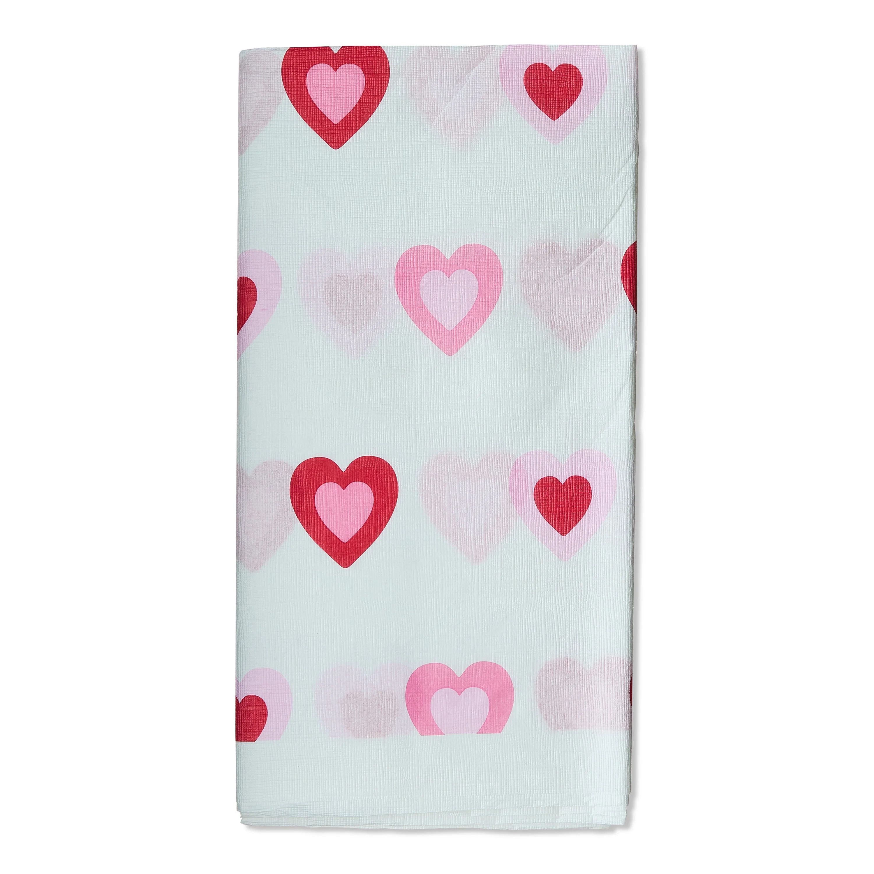 Hearts Paper Tablecloth, Red, Pink, and White, 54" x 84", Valentine's Day by Way To Celebrate | Walmart (US)