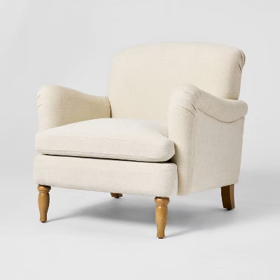 Kauri Upholstered Accent Chair Natural - Threshold™ designed with Studio McGee | Target