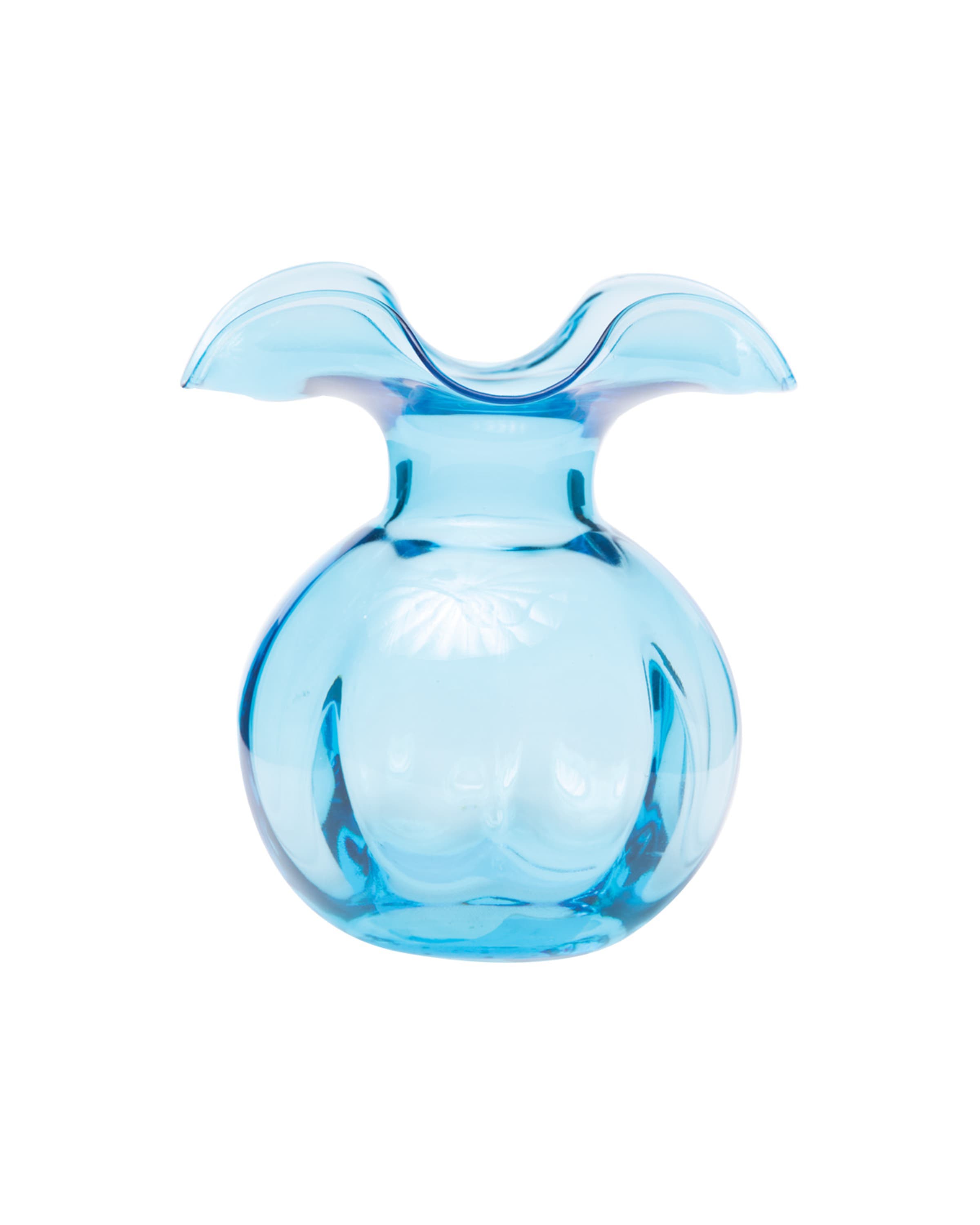 Hibiscus Glass Bud Vase, Aqua | Neiman Marcus