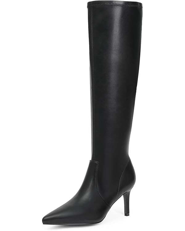Modatope Knee High Boots Women Pointed Toe Tall Boots Stiletto High Heel Long Boots Side Zipper D... | Amazon (US)