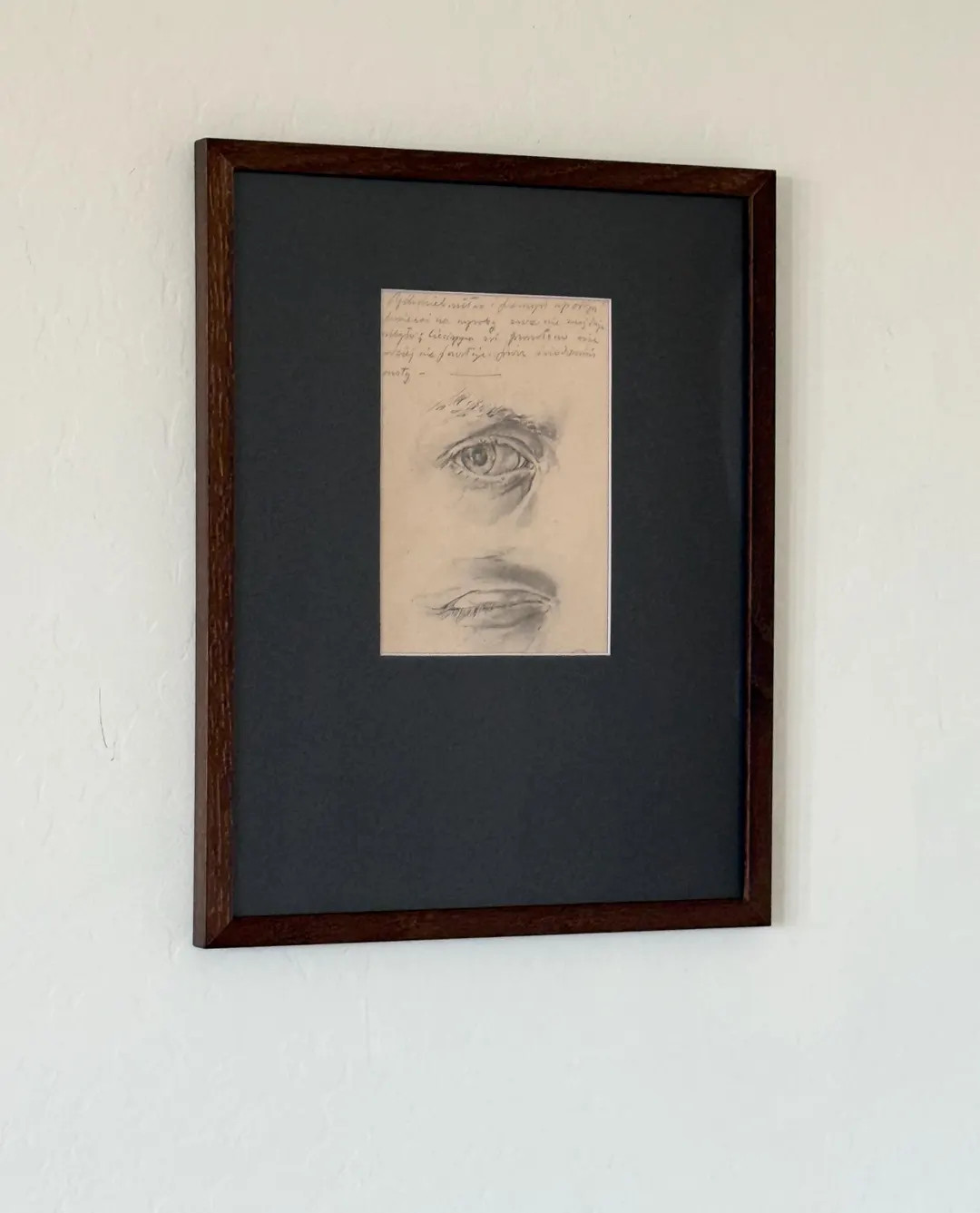 1887 'sketches of an Eye' by Stanisław Wyspiański Framed in Walnut Brown Frame Giclee Fine Prin... | Etsy (US)