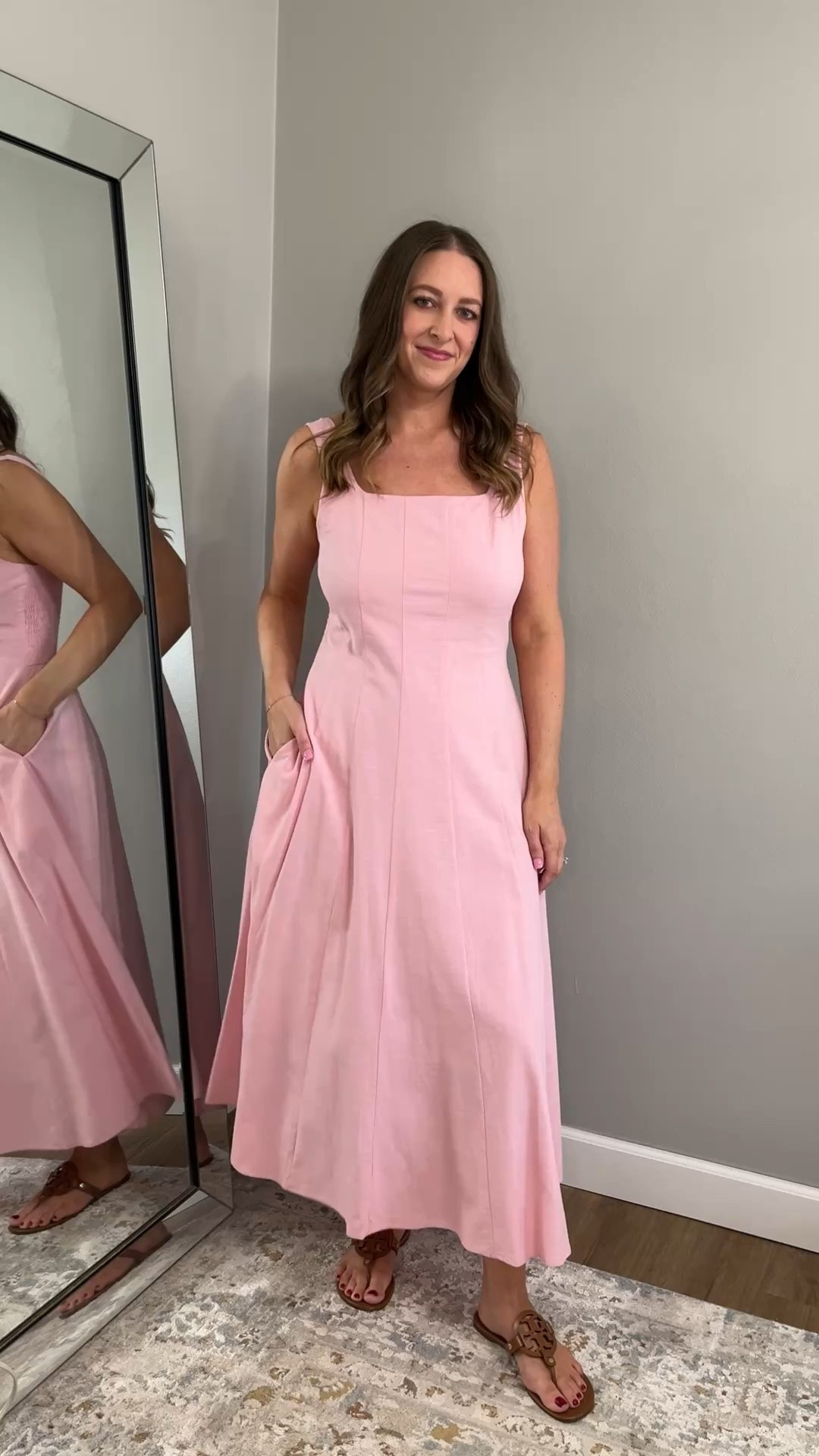 Pretty pink dress- is lined & has pockets 🌸comes in other colors. 

Spring dress // spring outfit // summer dress // summer outfit // summer outfits 2026 // resort wear // resort dress // spring outfits 2026 // date night outfits // spring dresses // resort wear 2026 // vacation outfits beach // spring break outfits // Easter dress women // tropical vacation // vacation outfits // beach outfit // swim look // swim outfits // beach outfits // tropical vacation // cruise outfit // cruise dress // derby dress // derby outfit // Kentucky derby dress // Kentucky derby outfit // Easter outfit // Easter dress // Easter outfits women // wvent dress // wedding guest dress // self tanner // east coast summer // European vacation // European summer // Italian summer // Italian vacation

#LTKWedding #LTKootd #LTKSeasonal