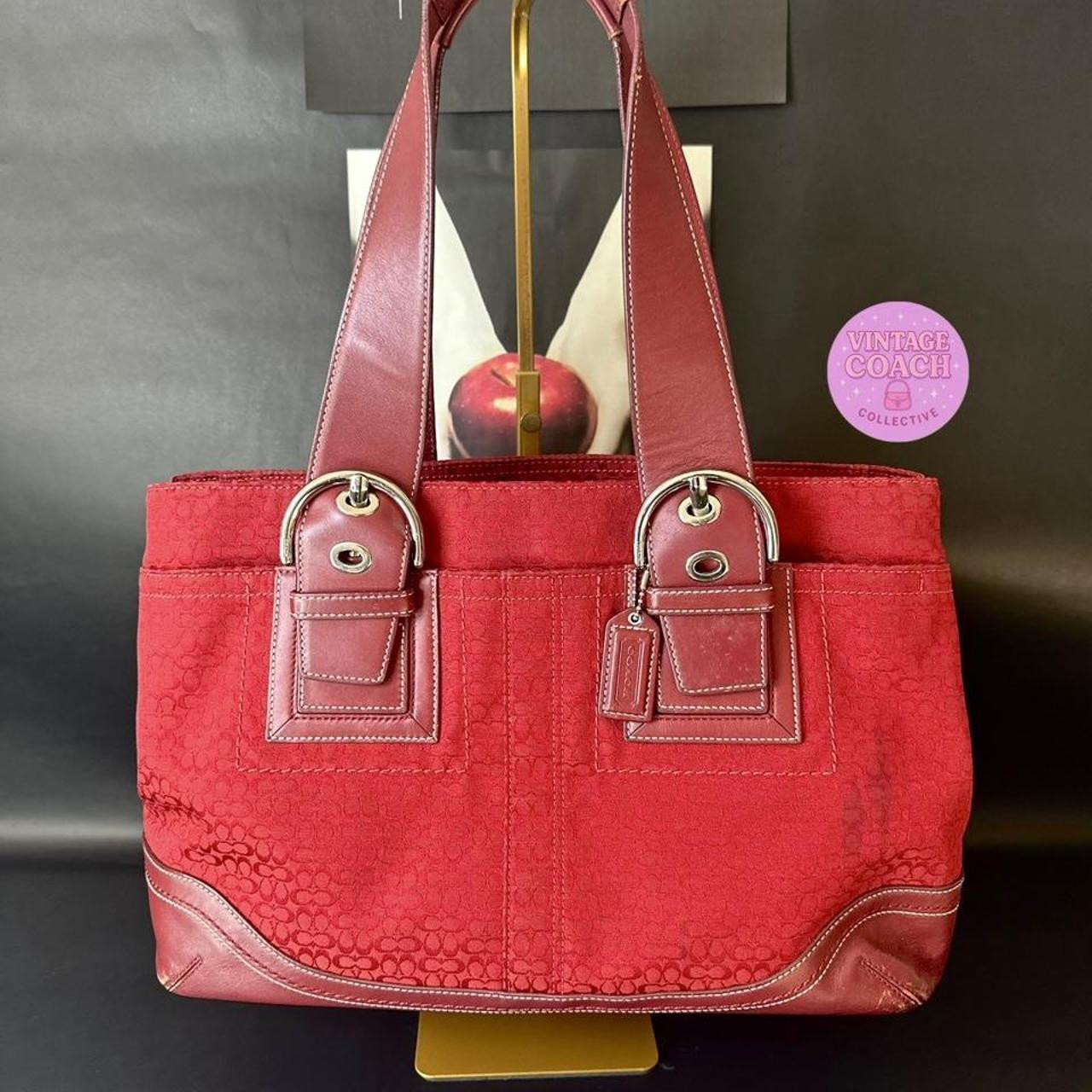 RED MONOGRAM SOHO TOTE 

Please read all before... | Depop | Depop US