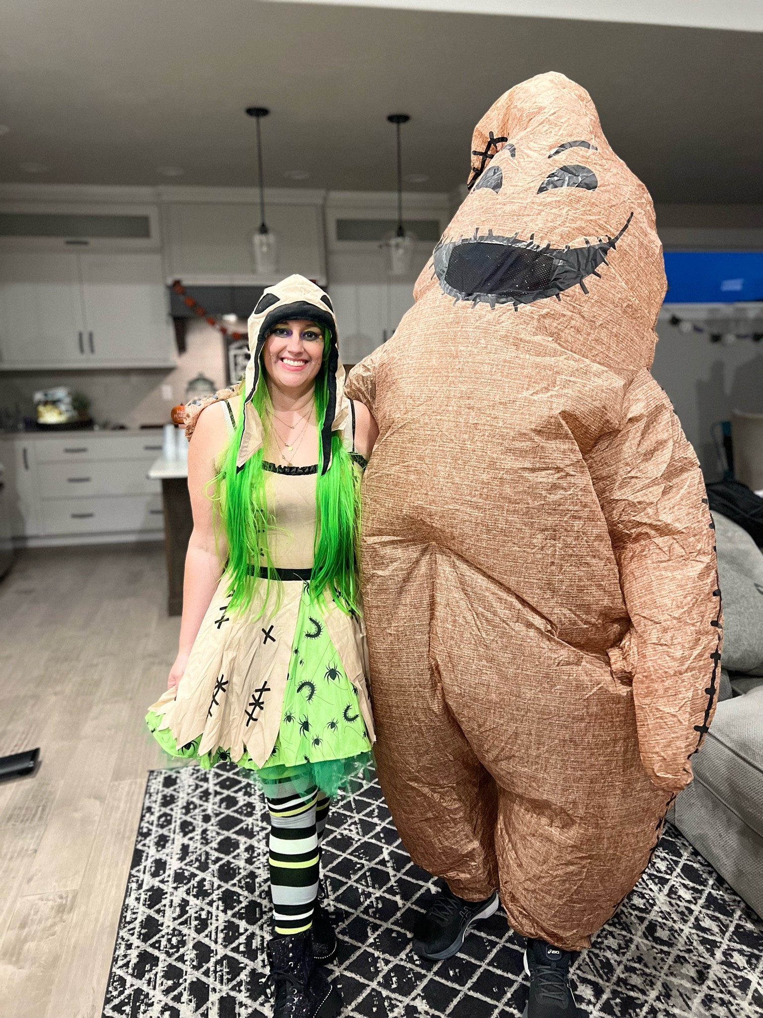 Last years costume; Oogie boogie costume.  Nightmare before Christmas. Costume idea. Plus size costume. Coupons costume. Amazon costume. Costume outfit ideas. Costumes for couples. The nightmare before Christmas. NBC. Halloween party. Couple costume ideas  

#LTKSeasonal #LTKHalloween