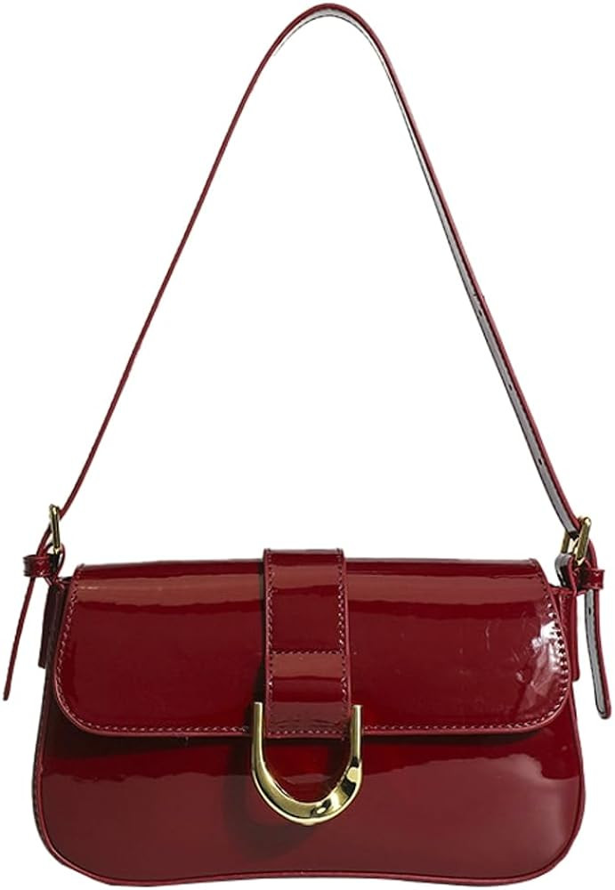 Women's Underarm Shoulder Bags Faux Leather Tote Bag Clutch Trendy Purses Handbag Vintage Evening... | Amazon (US)