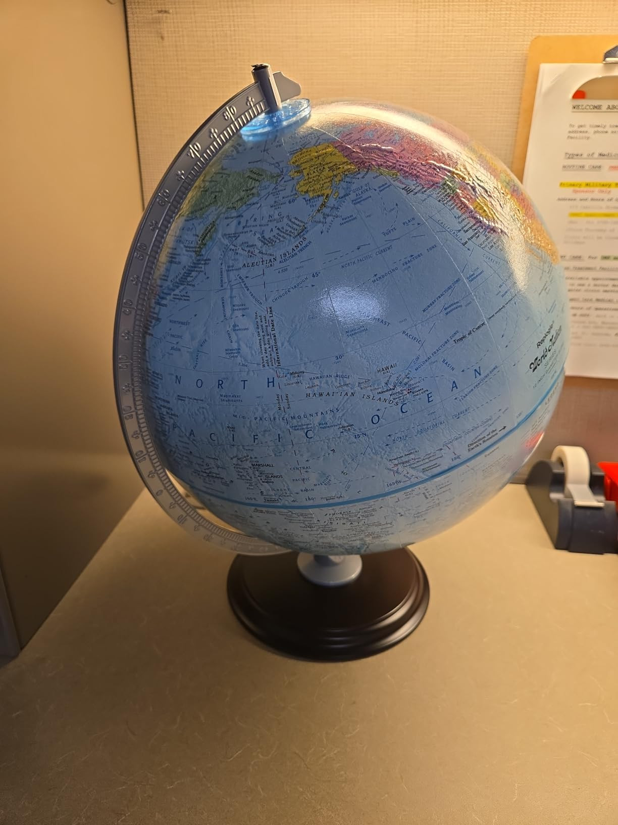 Replogle Student - Educational Classic World globe, Blue Ocean, Raised Relief feature, including ... | Amazon (US)