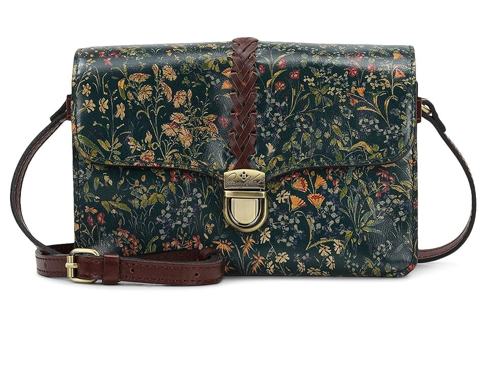 Patricia Nash Bianco C/B Cross Body Women's Handbags Tuscan Fields Print - 375, Leather | Zappos