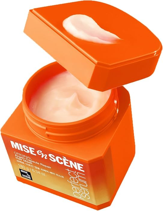 Mise En Scene Argan Oil Repair Hair Masks - Protein Hair Mask Argan Capsule for Damaged Hair | De... | Amazon (US)