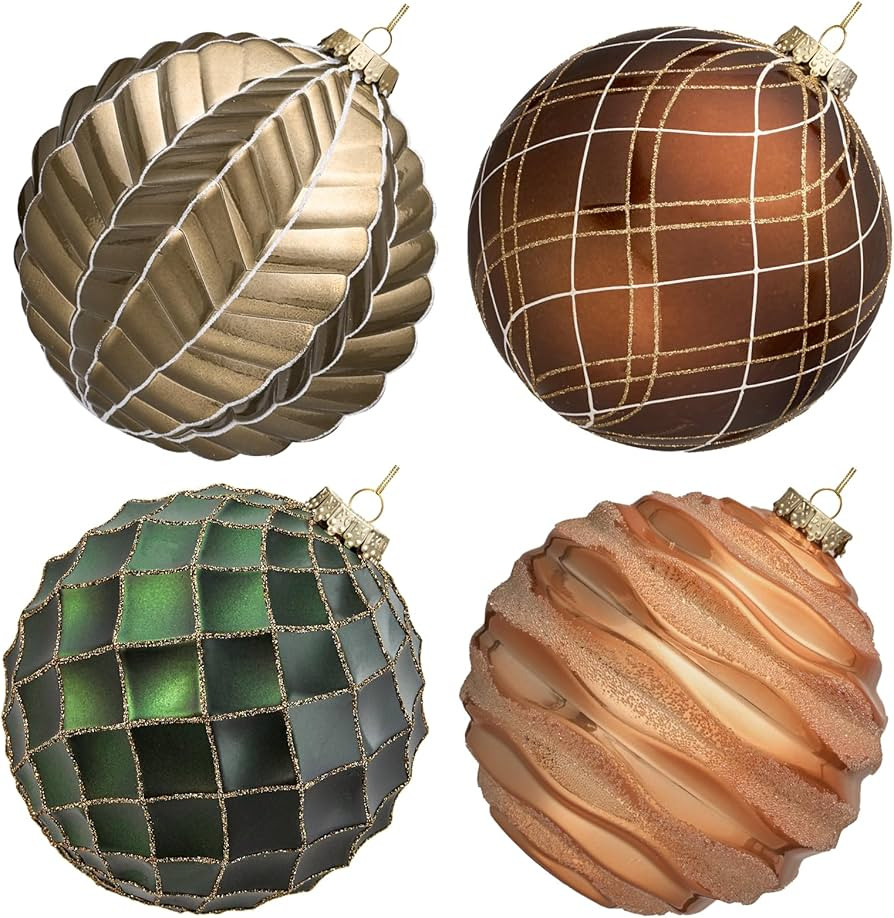 JORNOY Christmas Balls Ornaments Set, 6 inch/150mm Extra Large Shatterproof Plastic Hanging Bulbs... | Amazon (US)