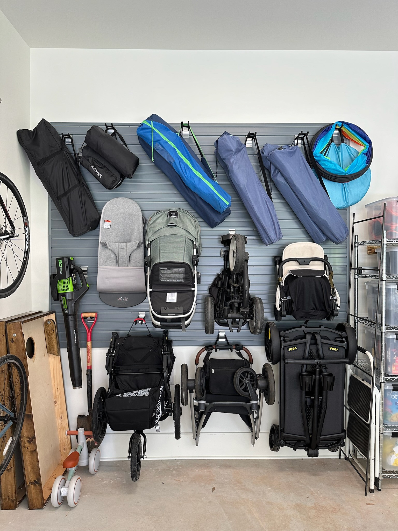 … like having everything off the floor in your garage ✨

This is why we LOVE slate walls! They take advantage of valuable wall space and creating more room in your garage for cars, gym equipment and more! 

#LTKBacktoSchool #LTKStyleTip #LTKHome