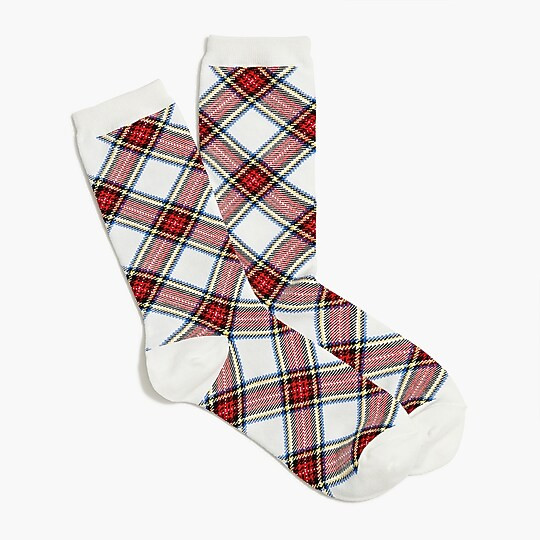 Tartan trouser socks | J.Crew Factory