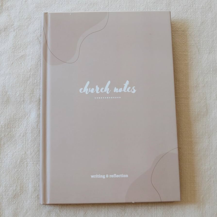 Steadfast and Sustained Church Notes Journal - Tan Hardcover Christian Sermon Notebook to Write V... | Amazon (US)