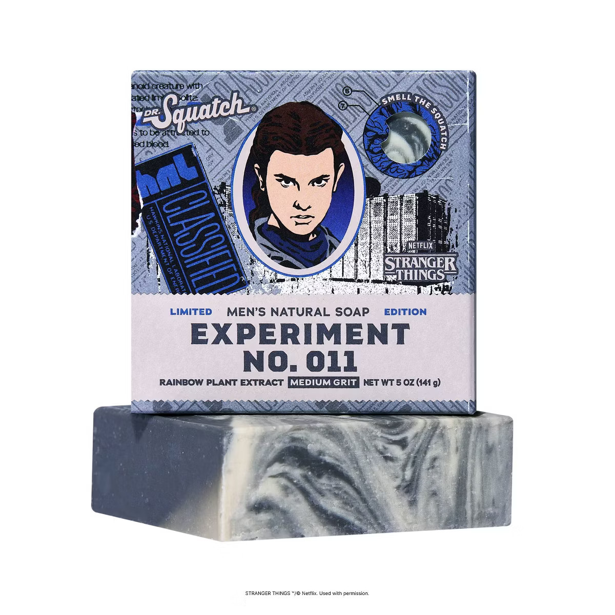 DR. SQUATCH Stranger Things Men's All Natural Bar Soap - Experiment No. 011 - 5oz | Target