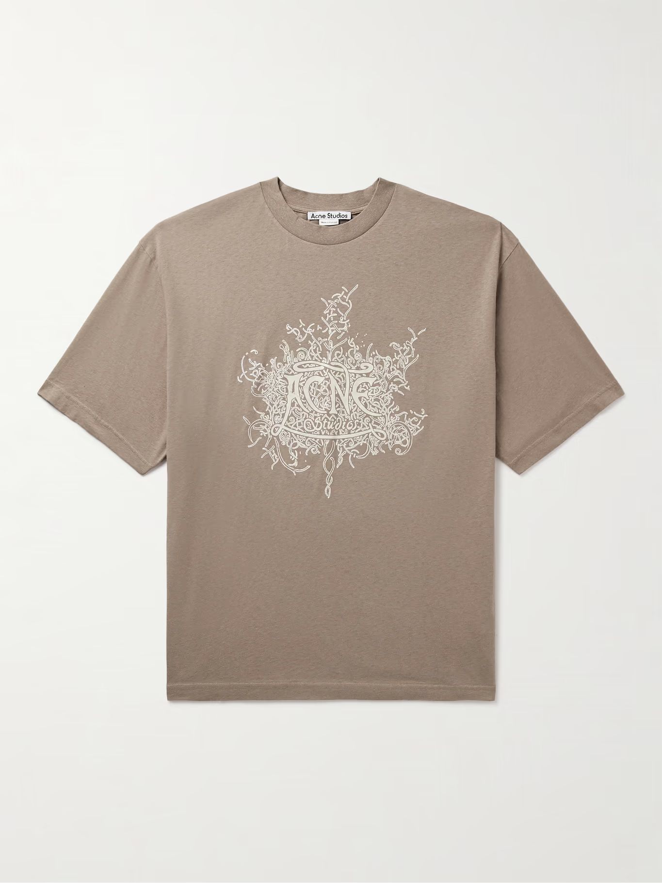 Logo-Flocked Cotton-Jersey T-Shirt | Mr Porter (UK)
