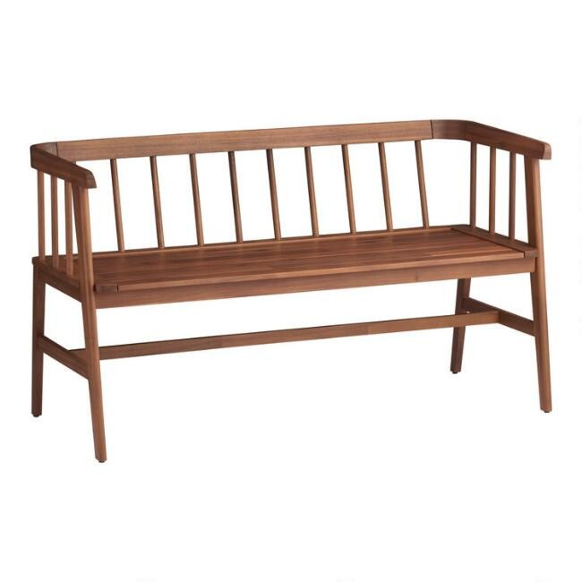 Acacia Wood Artemis Outdoor Bench | World Market