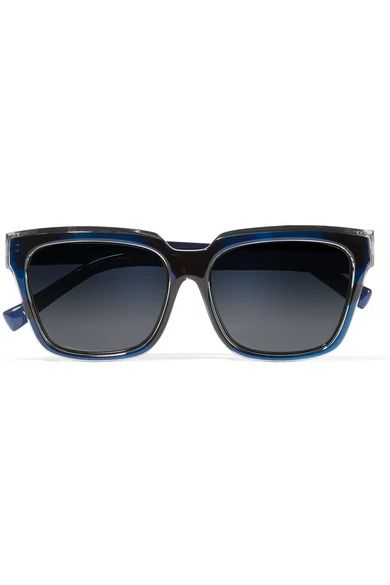 + Le Specs Luxe Sonnenbrille mit eckigem Rahmen aus Azetat | NET-A-PORTER (UK & EU)