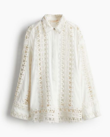 Linen blend embroidered shirt 

#LTKSeasonal #LTKfindsunder100 #LTKstyletip