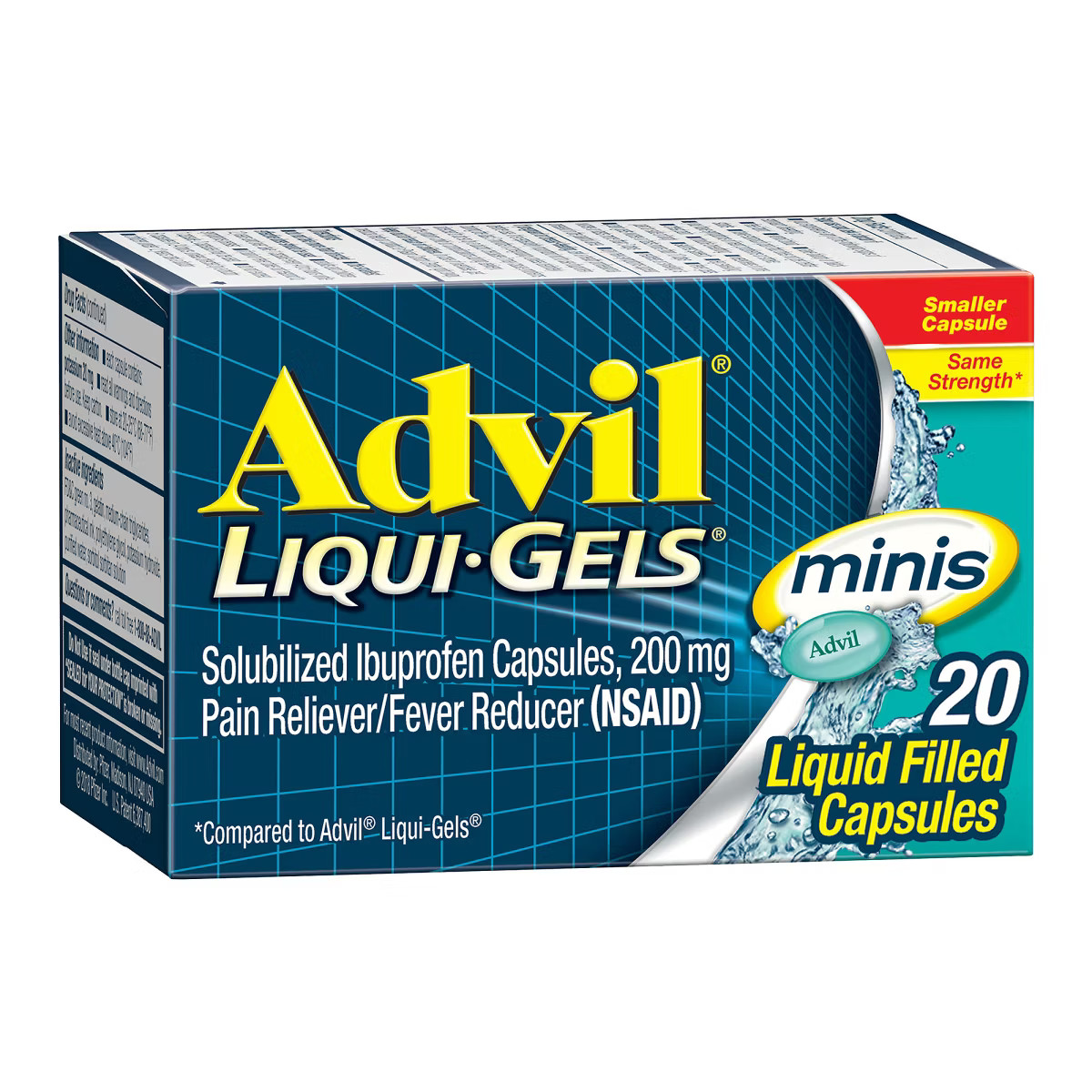 Advil Pain Reliever/Fever Reducer Liqui-Gel Minis - Ibuprofen (NSAID) | Target