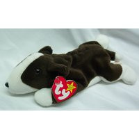 Vintage Ty Beanie Baby Bruno The Bull Terrier Dog 8"" Bean Bag Stuffed Toy 1997 Babies 1990's New | Etsy (US)