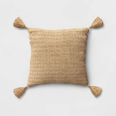 Tassel Outdoor Pillow Gold - Opalhouse™ | Target