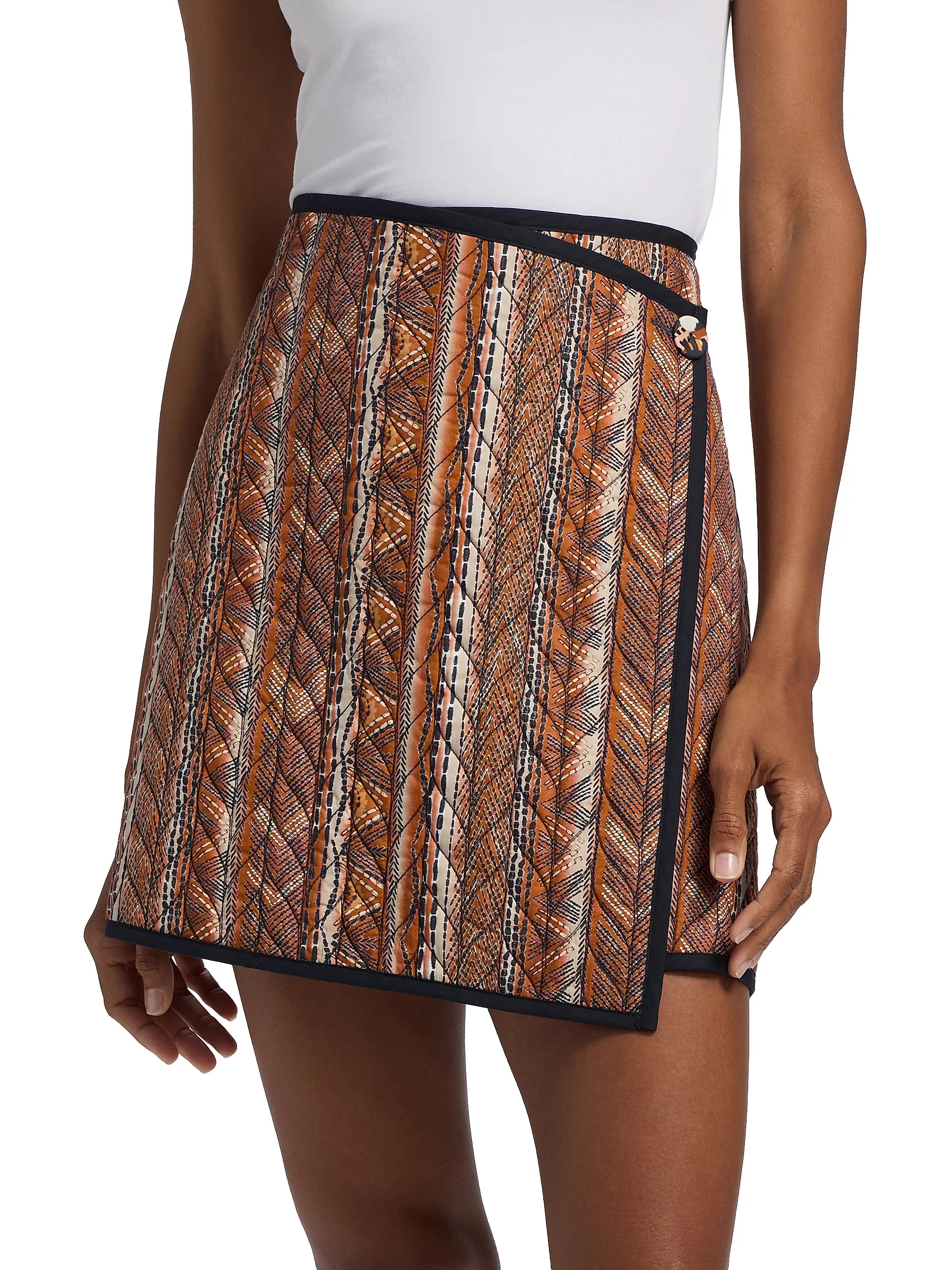 Marie Oliver Orca Quilted Cotton Miniskirt | Saks Fifth Avenue | Saks Fifth Avenue