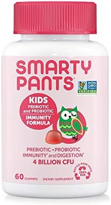 SmartyPants Kids Probiotic Immunity Gummies: Prebiotics & Probiotics for Immune Support & Digesti... | Amazon (US)