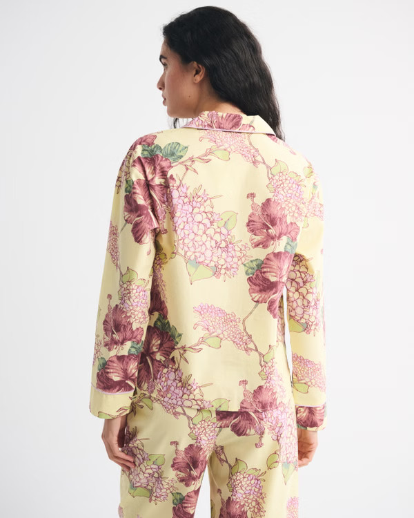 Cotton-Blend Sleep Shirt | Abercrombie & Fitch (US)