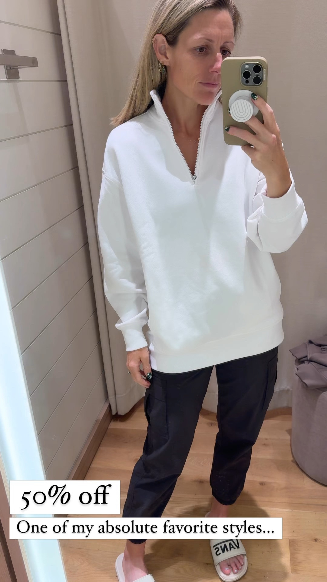 The perfect pullover!  Comes in so many colors, I’m wearing size xs.  Great gift for her.

#GiftsForHer #ActiveWear #WeekendOutfit #Sweatshirt #Sale 

#LTKSaleAlert #LTKWatchNow #LTKActive