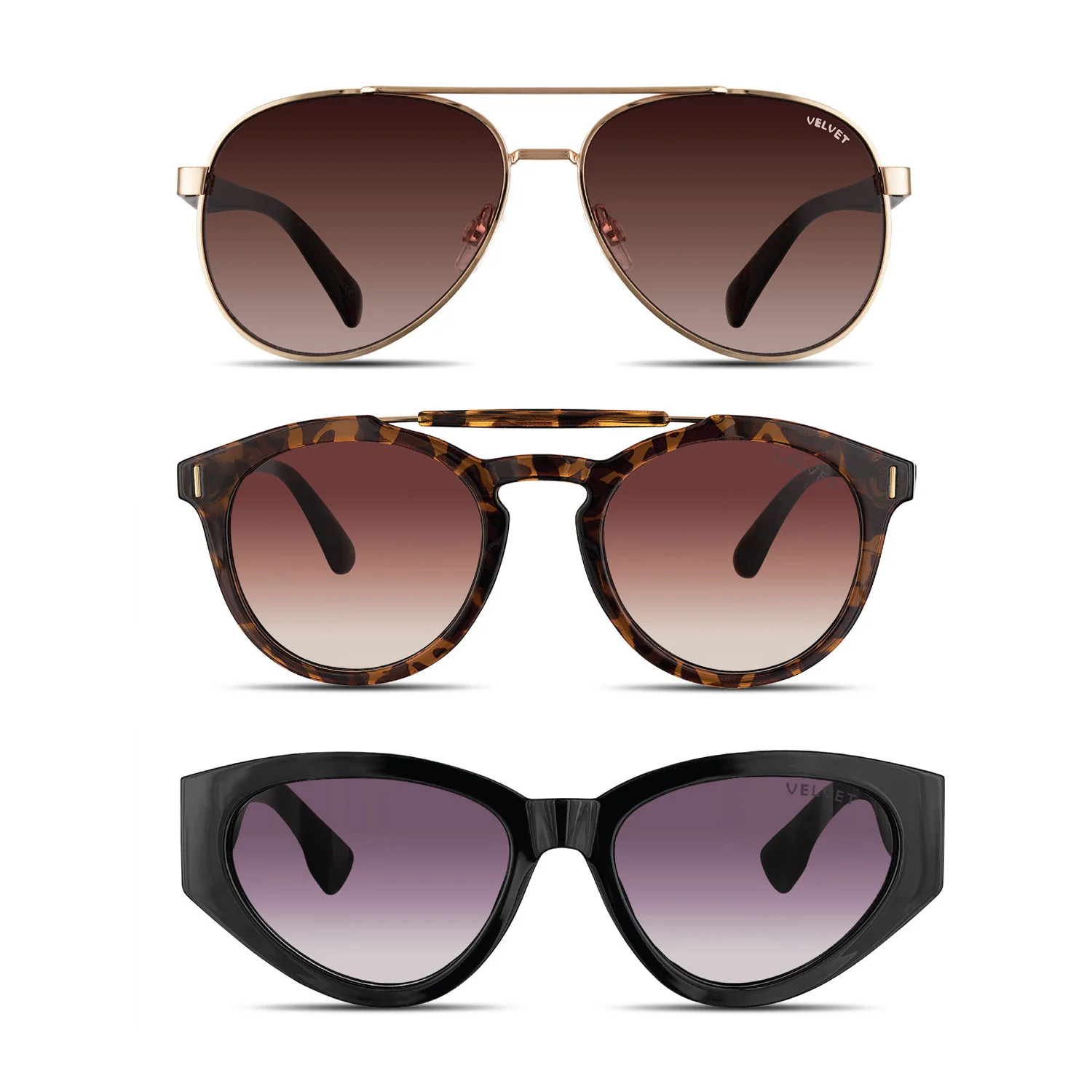 Oval Small Face Shape Sunglass Style Box | Velvet Eyewear (US)