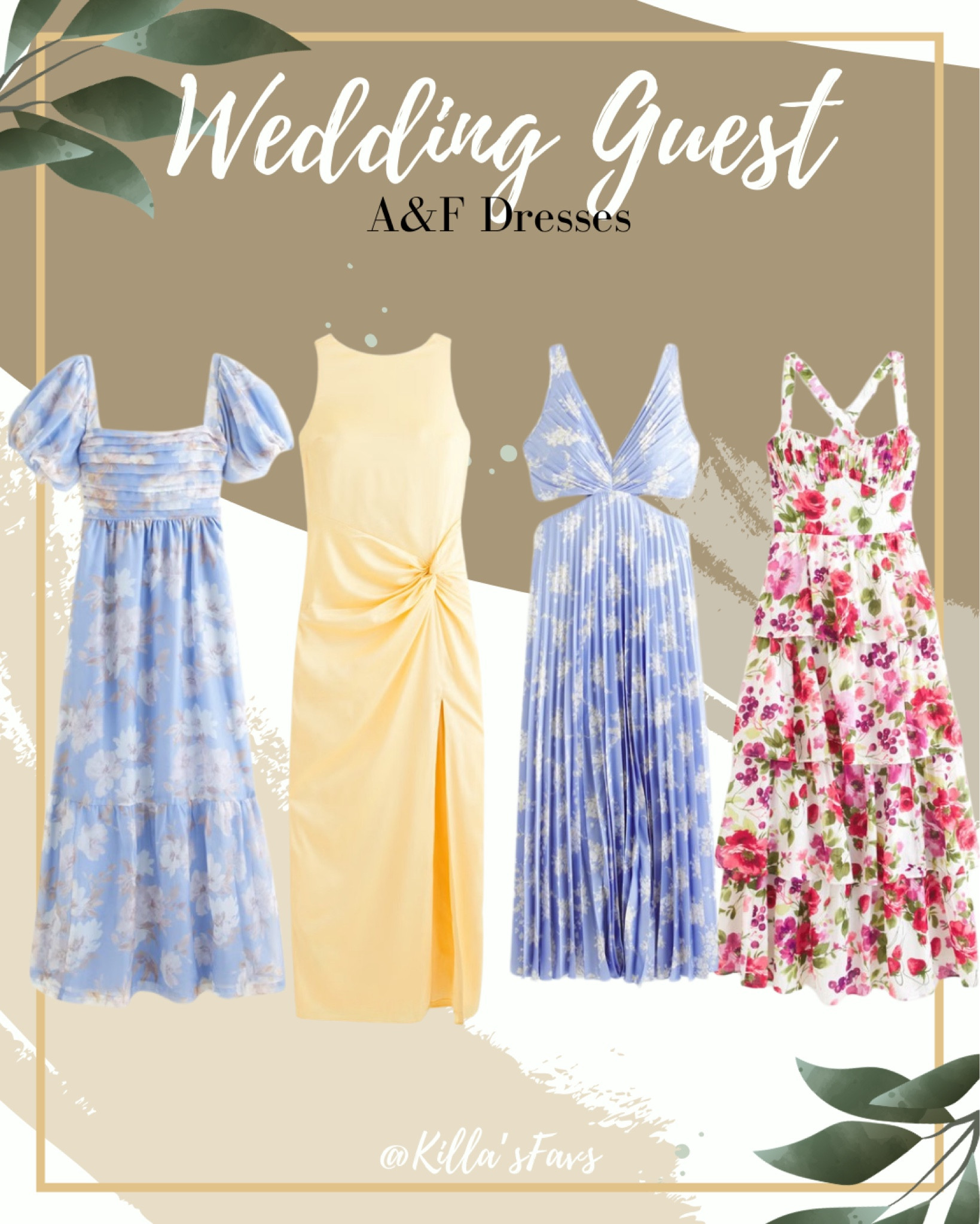 A&F has a wedding collection with the absolute cutest variety of spring and summer wedding guest dresses! So many textures, lengths, colors, and styles for any body type🫶🏼

#weddingguest #weddingguestdress #springsale #sale #dress #springdress 

#LTKsalealert #LTKSpringSale #LTKparties