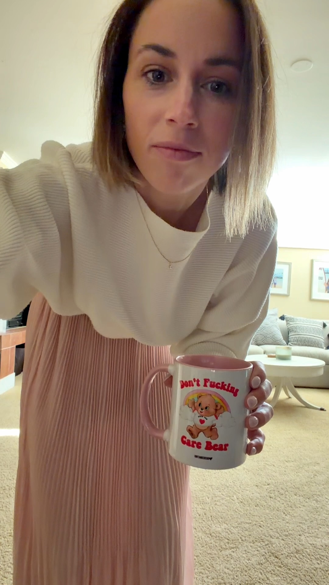 Grabbed this adorable skirt from H&M for a baby shower. I love how slow it is. It has an elastic waistband and an inner lining which you can see in the video. It’s the prettiest pink and would work really well this spring and for Easter!

Wearing a size S in skirt and sweater. Shoes are Nike from a few years ago, but linking similar.

#LTKootd