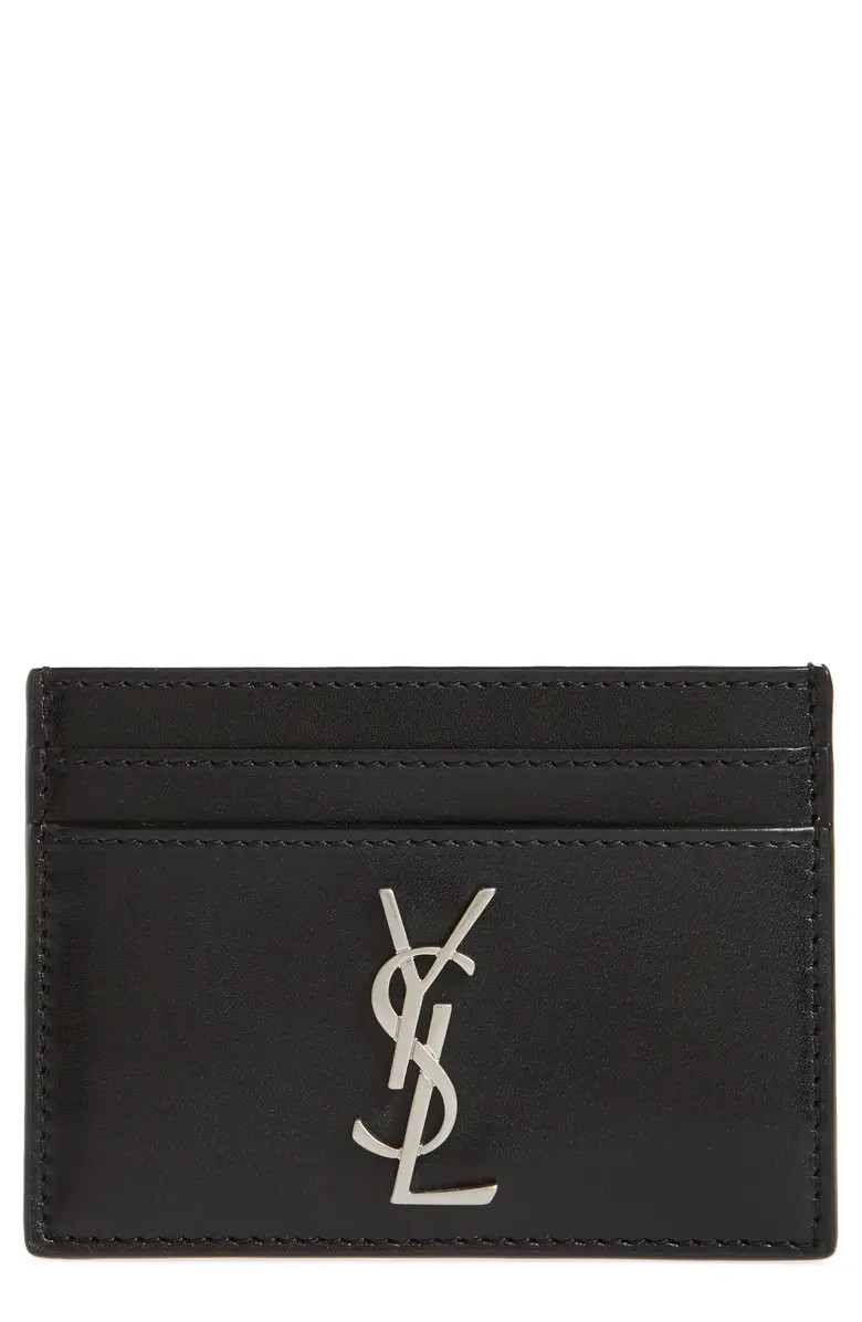 Monogram Leather Card Case | Nordstrom