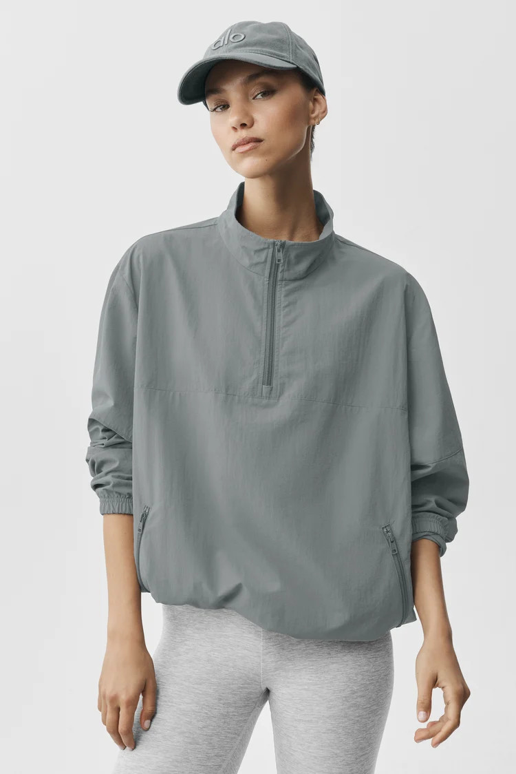 Light Weight Takeaway Track Pullover | Alo Yoga