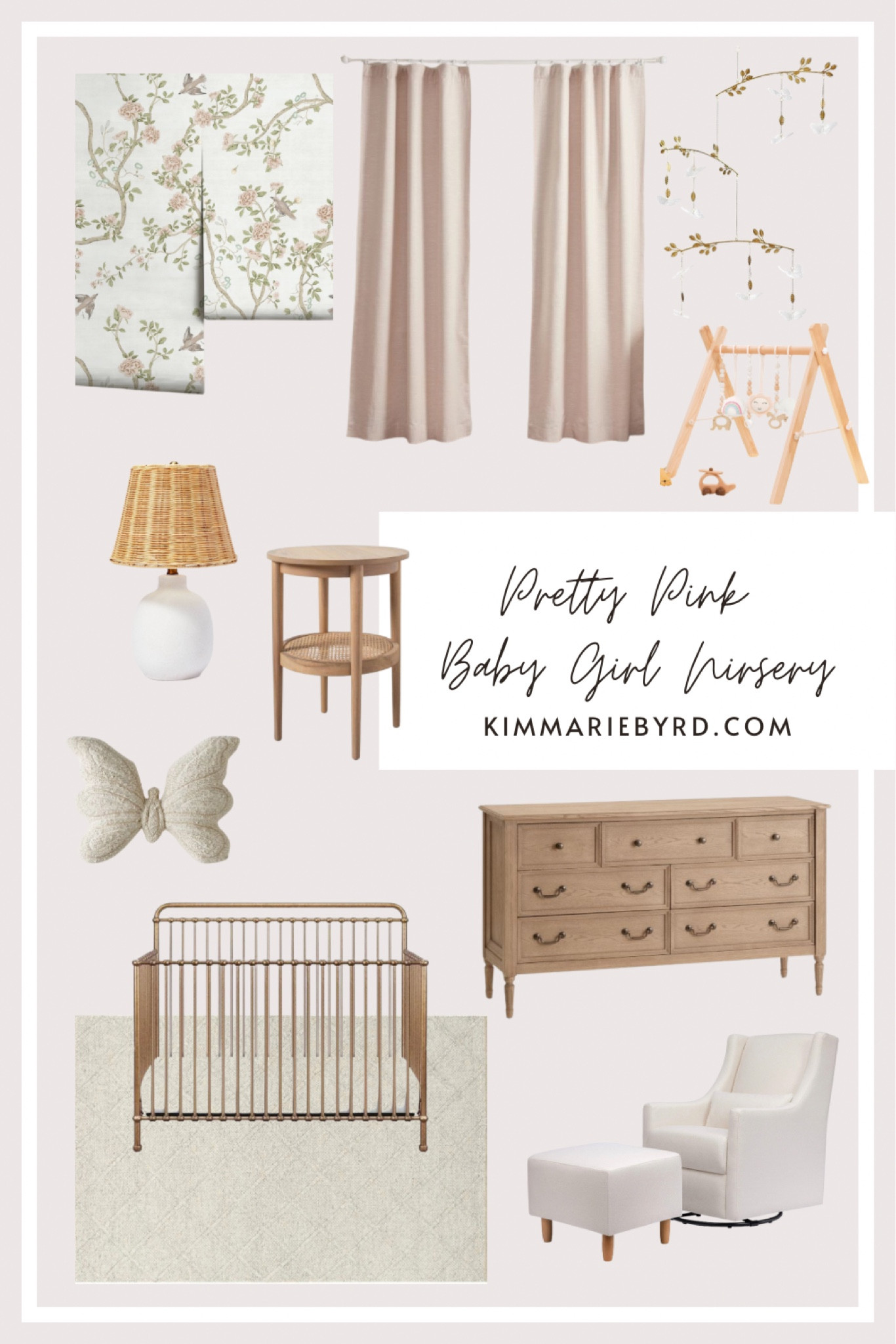 Pretty pink baby girl nursery 

#LTKBaby #LTKBump #LTKHome