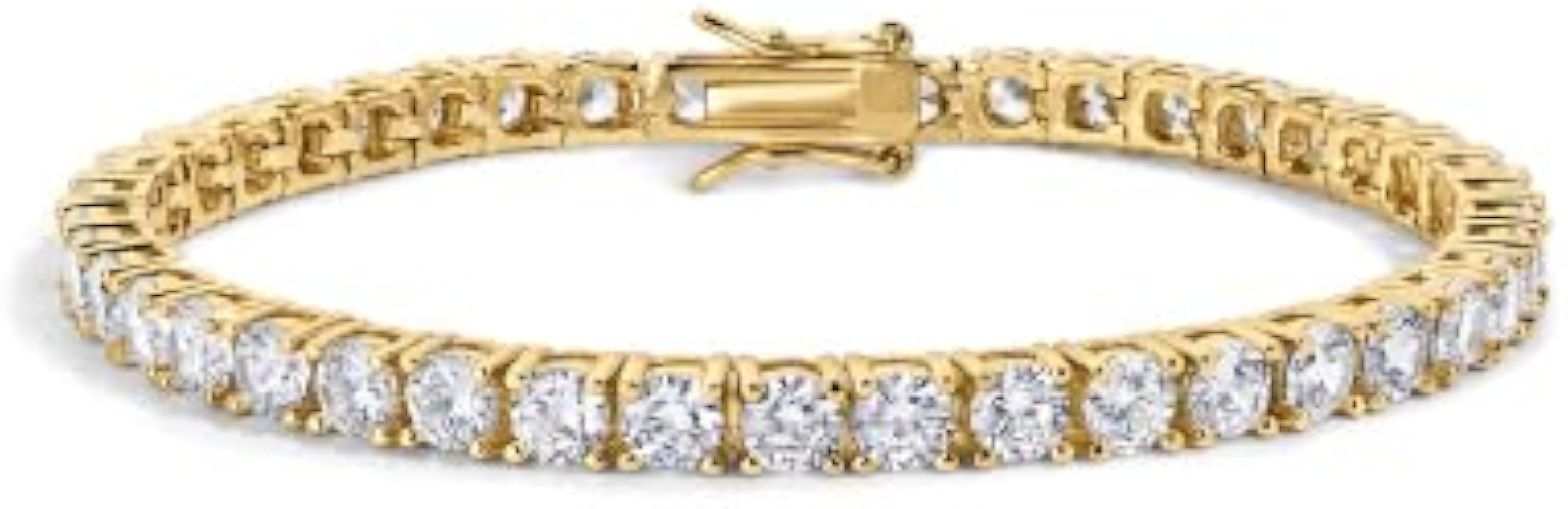 Electric Picks Richie Gold Chain Bracelet for Women, 7" Length, Chunky Link Bracelet, Tarnish-Res... | Amazon (US)