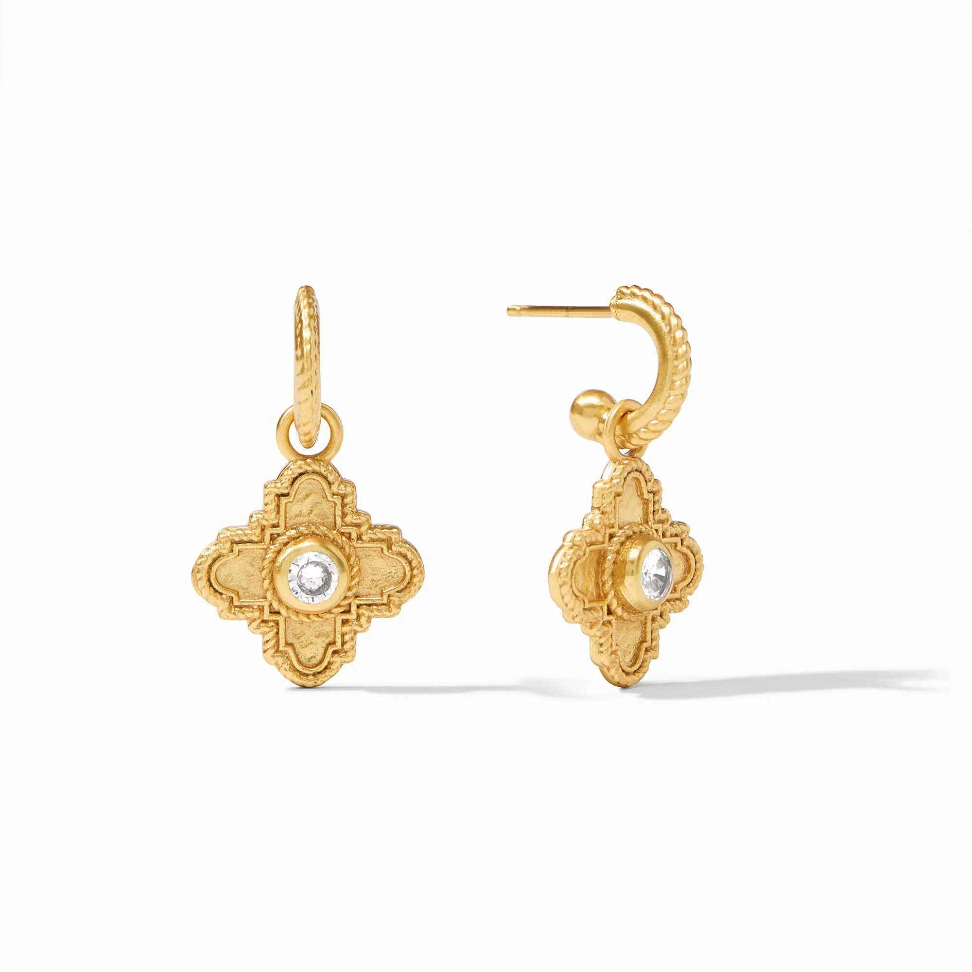 Theodora Hoop & Charm Earrings | Julie Vos | Julie Vos