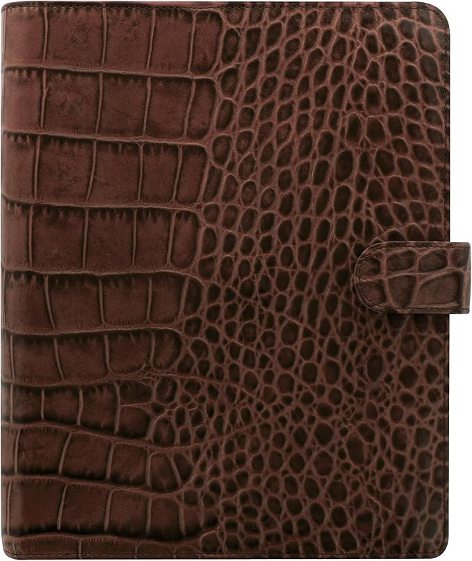 Filofax A5 Classic Croc organiser - Chestnut | Amazon (UK)