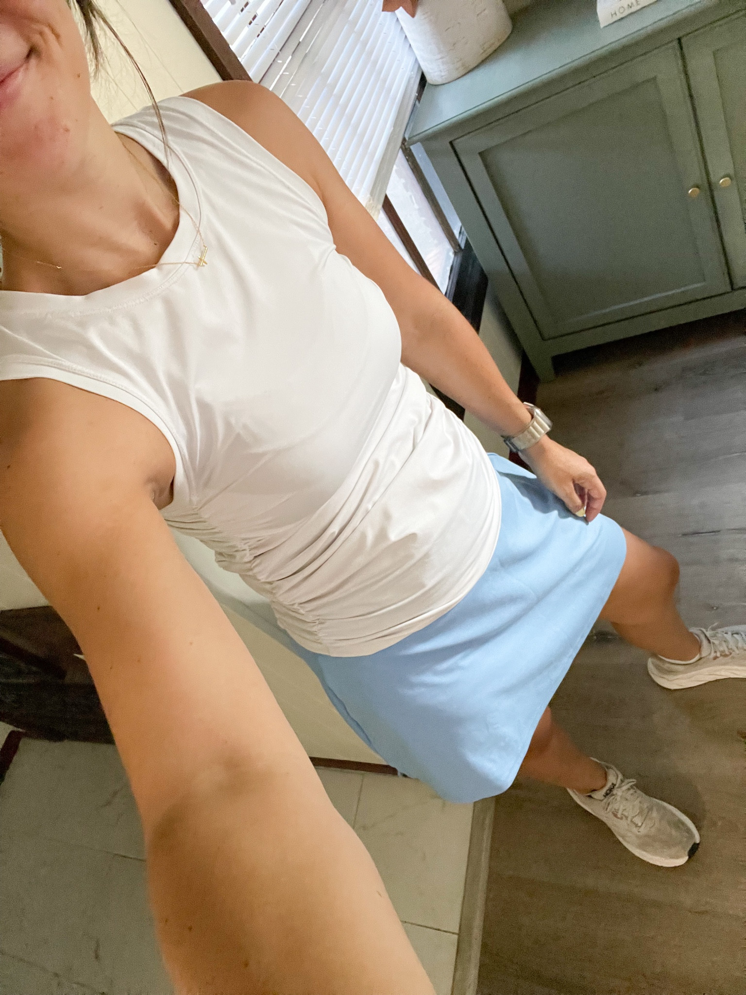 happy 4th of July!! give me alllll the tennis skirts to beat the heat + tackle pregnancy // this one from DSG is so so comfy (sized up to a M) 
.
.
activewear, tennis skort, tennis skirt, athleisure 

#LTKBump #LTKActive #LTKStyleTip