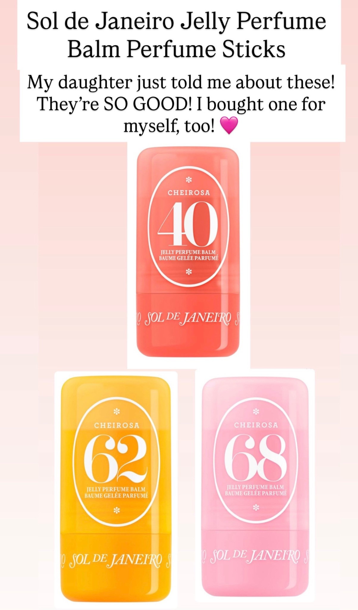 These sol de Janeiro perfumed balms are the best. 

#LTKBeauty