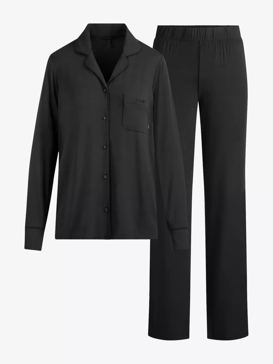 Long-Sleeve Button-Up Modal-Jersey Sleep Set | Selfridges