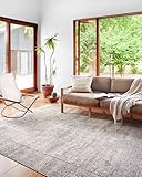 Loloi II Wynter WYN-03 Silver / Charcoal Oriental Area Rug 8'-6" x 11'-6 | Amazon (US)