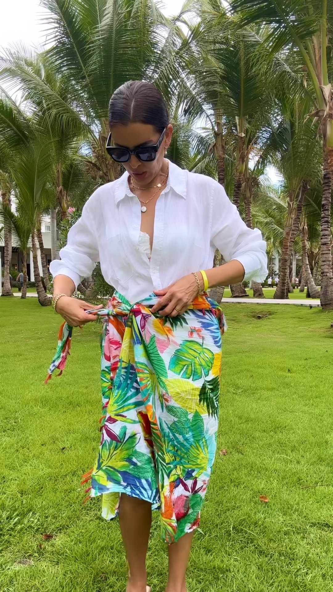 Beach outfit check ! All details ⬇️
My outfit: 
Size L in linen shirt for an oversized fit.
Size S in swimsuit. Adding exact cover up.
My moms outfit: 
Shirt is one size. Adding similar hat and shoes

#LTKOver40 #LTKSwim #LTKStyleTip