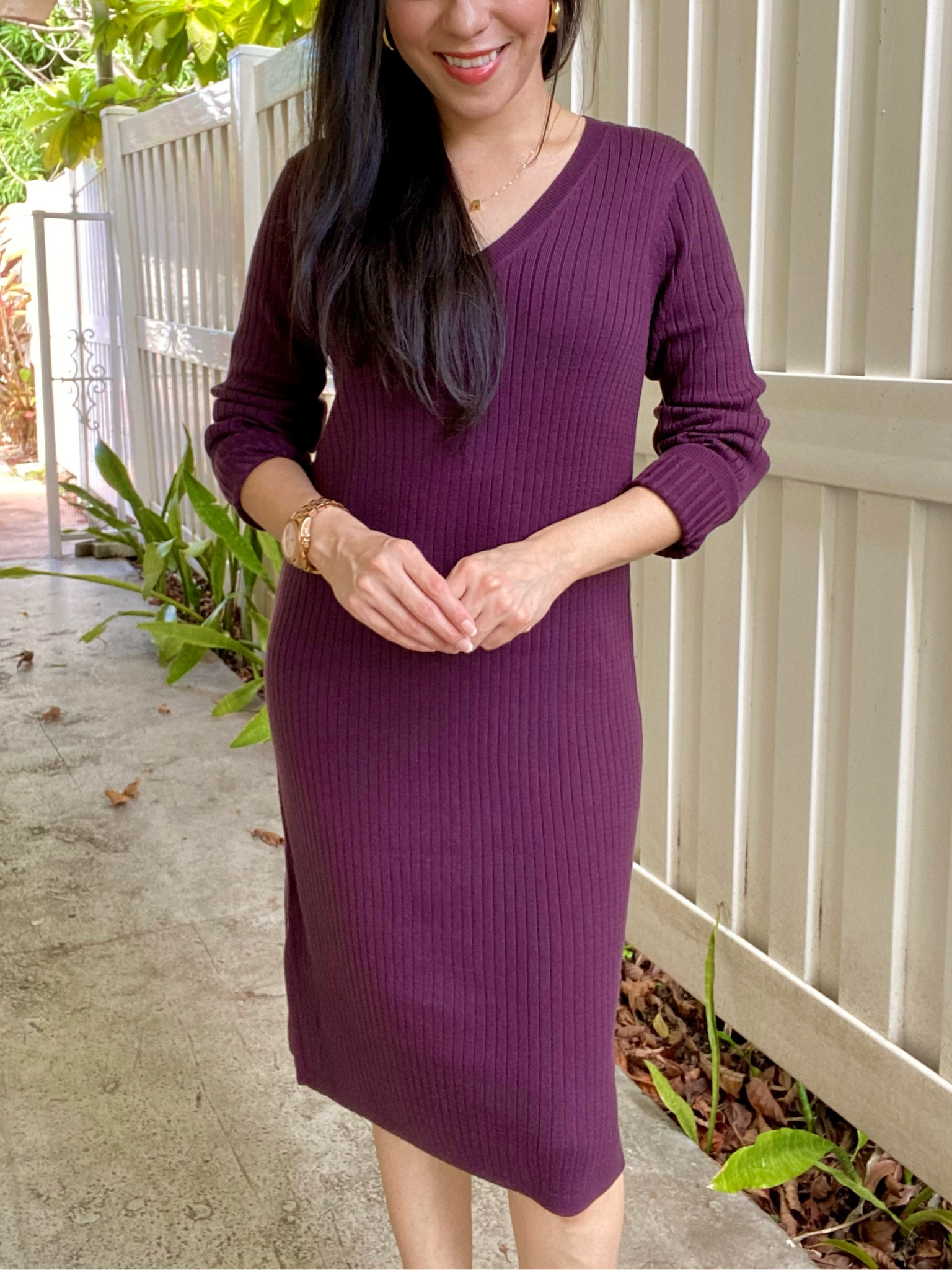 Wearing a long sleeve sweater dress I size x small. Looks flattering and feels comfy! Amazon finds 

#LTKunder50 #LTKstyletip #LTKSeasonal