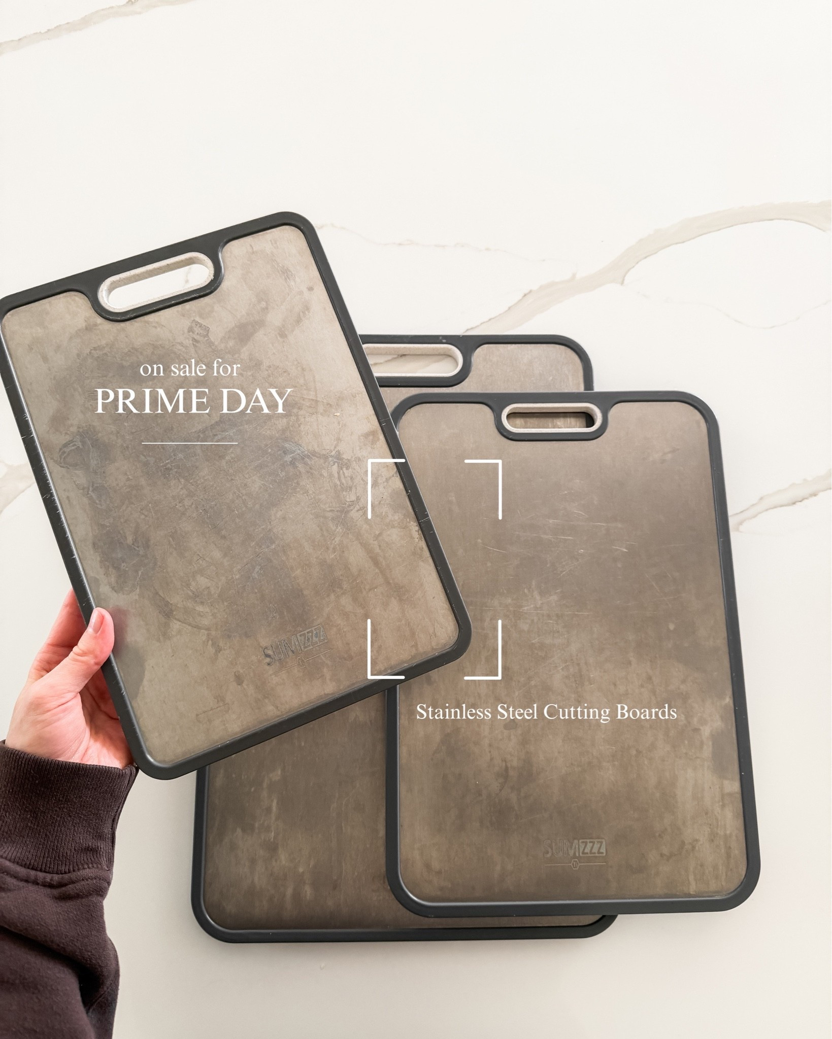 Amazon Prime Day deal 🤎

One of my favorite non-toxic swaps. These stainless steel cutting boards are durable, easy to clean, and don’t have me worrying about what I’m cutting our food on.

#LTKhome #LTKsale #LTKcanada
