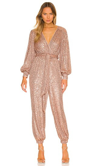 Happy Hour Jumpsuit in Rose Gold | Revolve Clothing (Global)