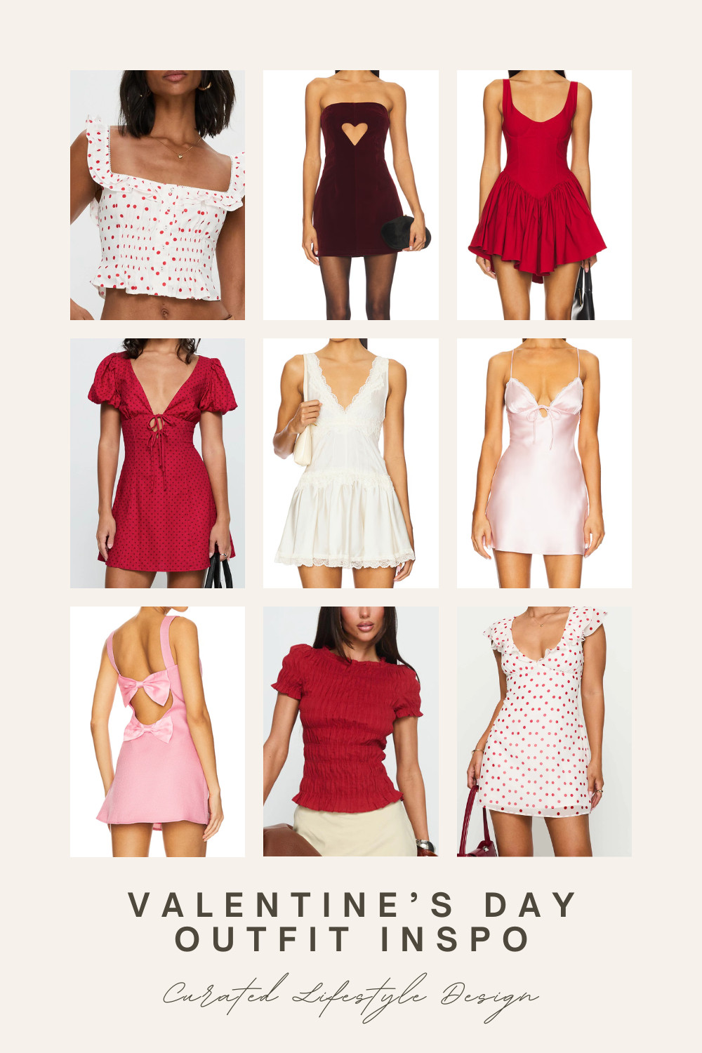 Whether you’re planning a romantic date night, a Galentine’s brunch, or just want an excuse to dress up — this collection has your perfect match. From flirty Valentine’s Day dresses to effortless Valentine’s Day outfits in red, pink, and white, these looks are made to turn heads and steal hearts.

Think lace details, heart-print fashion, chic Valentine’s Day bow details, and must-have date night outfits you’ll wear long after February 14.

Shop the collection now and find the Valentine’s outfit you’ll fall in love with.



Keywords: Valentine’s Day dresses, Valentine’s Day outfits, red trend fashion,  bows fashion trend,  Valentine’s Day accessories, romantic date night outfits, Valentine’s Day outfit ideas, Valentine’s Day colors red pink black, Galentine’s Day outfits, romantic fashion inspo, Valentine’s Day style ideas, Valentine’s outfit trends, Valentine’s Day date night looks, heart-print fashion, lace Valentine’s outfits 

 #LTKValentine #LTKootd