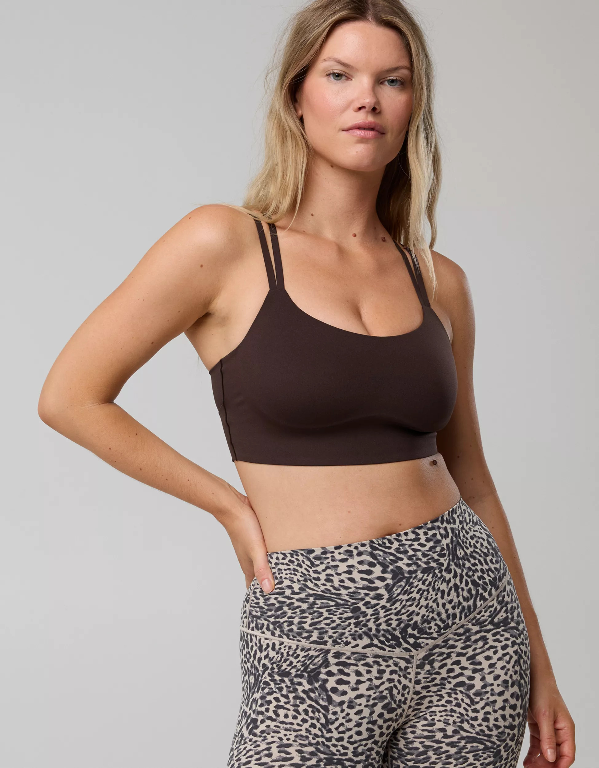 OFFLINE By Aerie Real Me Hold Up! Layered Sports Bra | American Eagle Outfitters (US & CA)