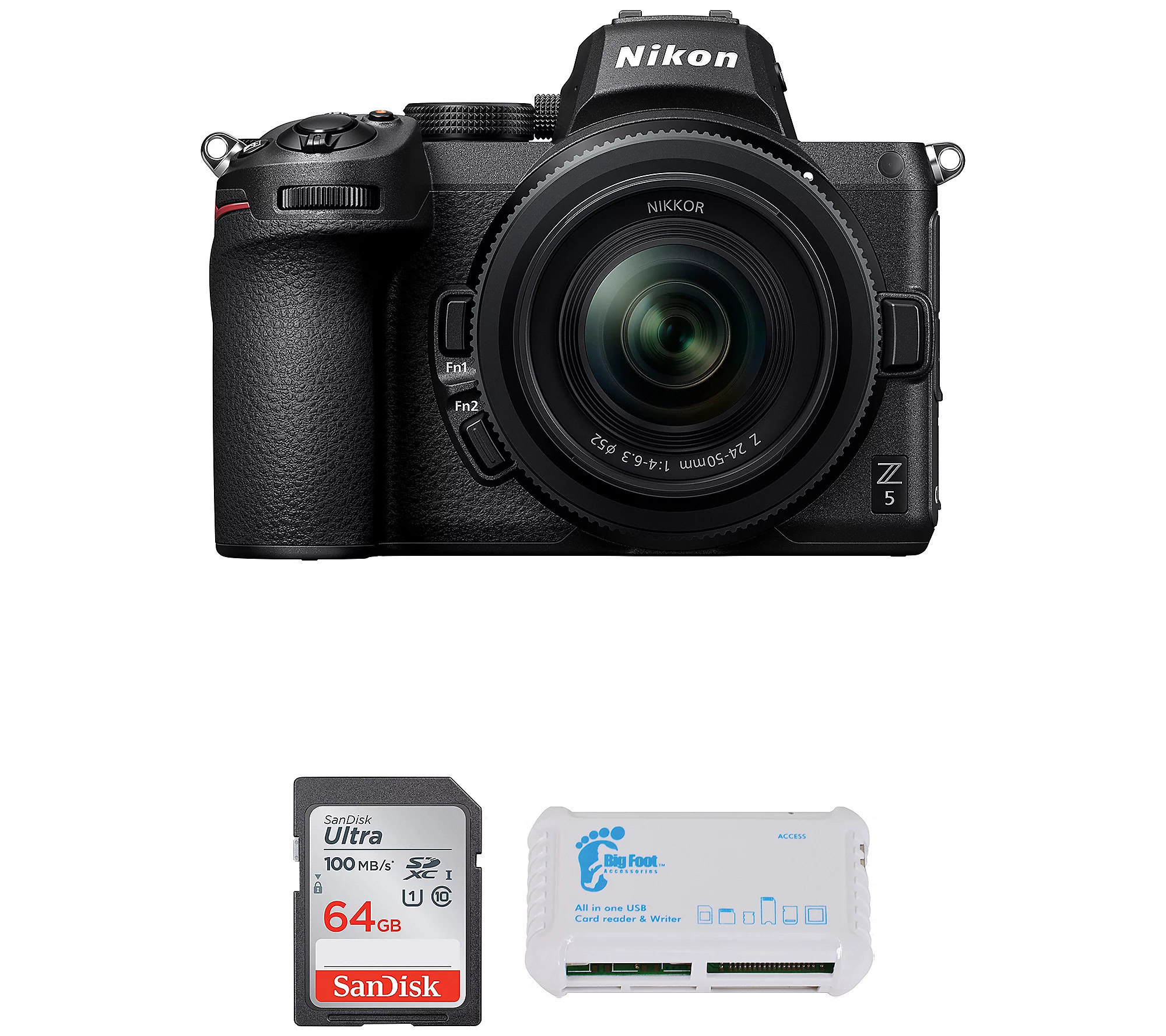 Nikon Z5 Mirrorless Digital Camera with 24-50mm Lens Bundle | QVC