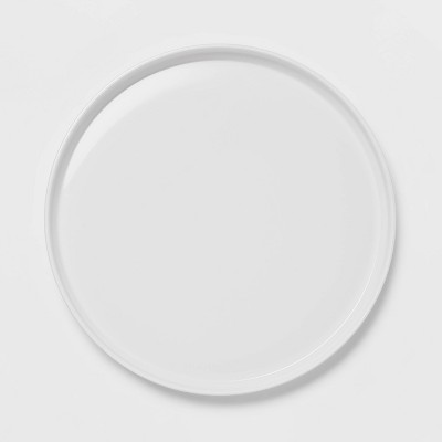 10.5" Plastic Stella Dinner Plate White - Threshold™: Recycled PET, Round, Dishwasher & Microwa... | Target